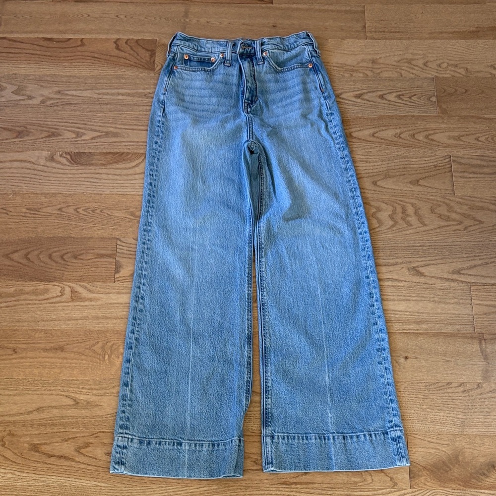 J. Crew Wide Leg Trouser Jeans